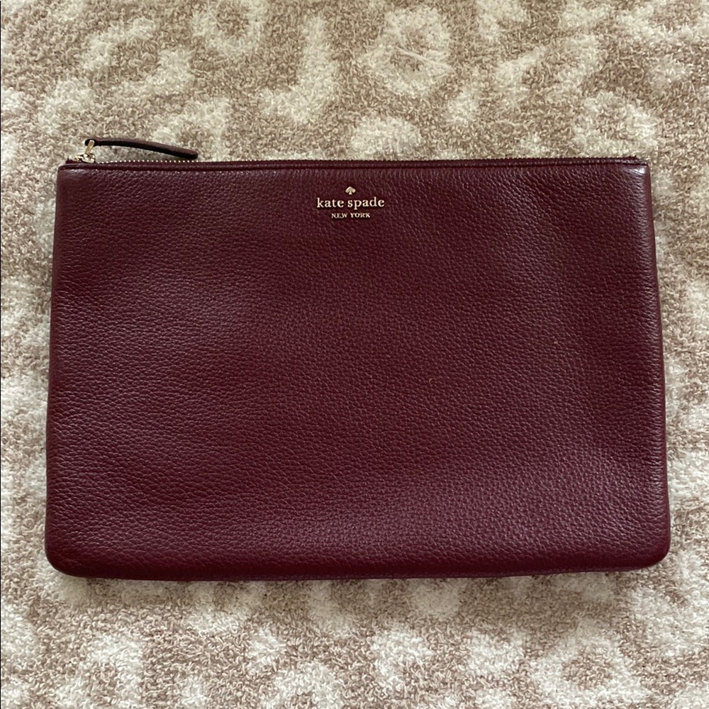 Kate Spade Burgundy Leather Bag